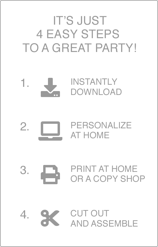 it works party invitations