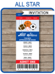 Teacher Appreciation Week Invitation - All Star Theme - Mailbox Drop - Editable & Printable template - INSTANT DOWNLOAD via simonemadeit.com