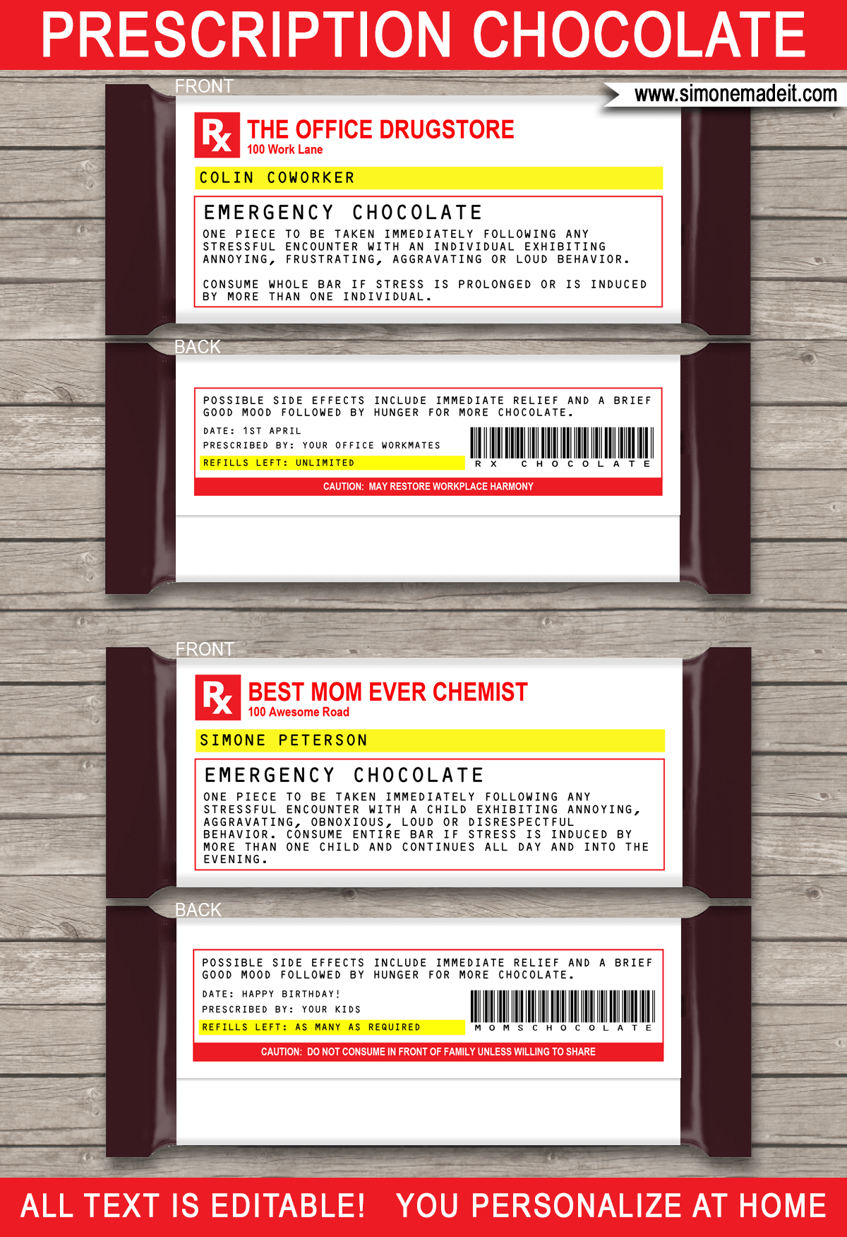 Featured image of post Make A Fake Prescription Bottle Label Online To avoid confusion and mistakes keep all medications in their original bottles or packets with pertinent labeling and instructions attached