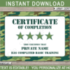 Camo Army Theme Certificates