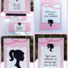 Printable Barbie Party Decorations