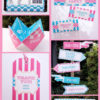 Aqua & Pink Carnival Party Printables