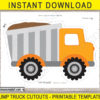 Dump Truck Cutout - large