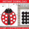 Pin the Spots on the Ladybug Game