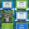 Little Man / Mustache Party Printables 