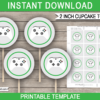 Printable Xbox Birthday Party Cupcake Toppers Template