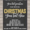 Editable & Printable Christmas Invitation Template