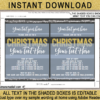 Printable Christmas Invitation Template - with editable text