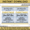 Printable Christmas Invite Template - with editable text