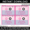 Editable & Printable Pirate & Princess Birthday Party Favor Tags Template