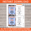 Printable Nerf Invitation Template with Photo - Birthday Party Invite with Editable Text - Instant Download