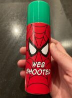 Spiderman Silly String Labels - Web Shooters Printable Template