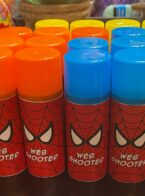 Spiderman Silly String Labels - Web Shooters Printable Template