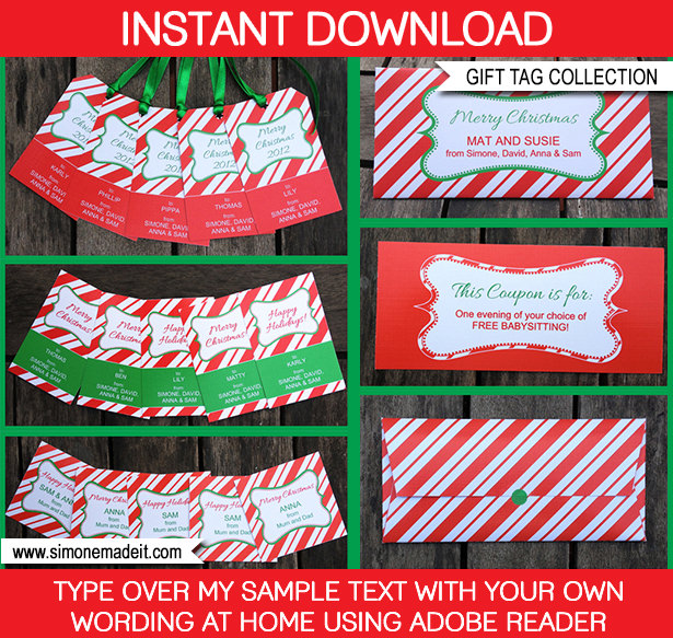 free christmas printable gift tags template free printable christmas template