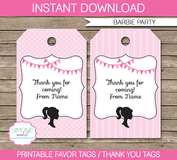 Fishing Party Favor Tags Printable Fishing Party Thank You Tags