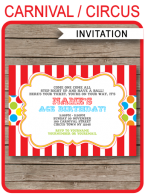 Carnival Invitation Template – colorful