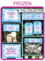 Frozen Party Printables, Invitations & Decorations