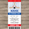 Hockey Ticket Invitation