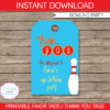 Bowling Party Favor Tags