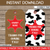 Cowboy Favor Tags