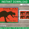 Dinosaur Favor Tags