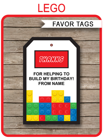 Lego tags clearance