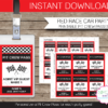 Race Car Pit Crew Pass