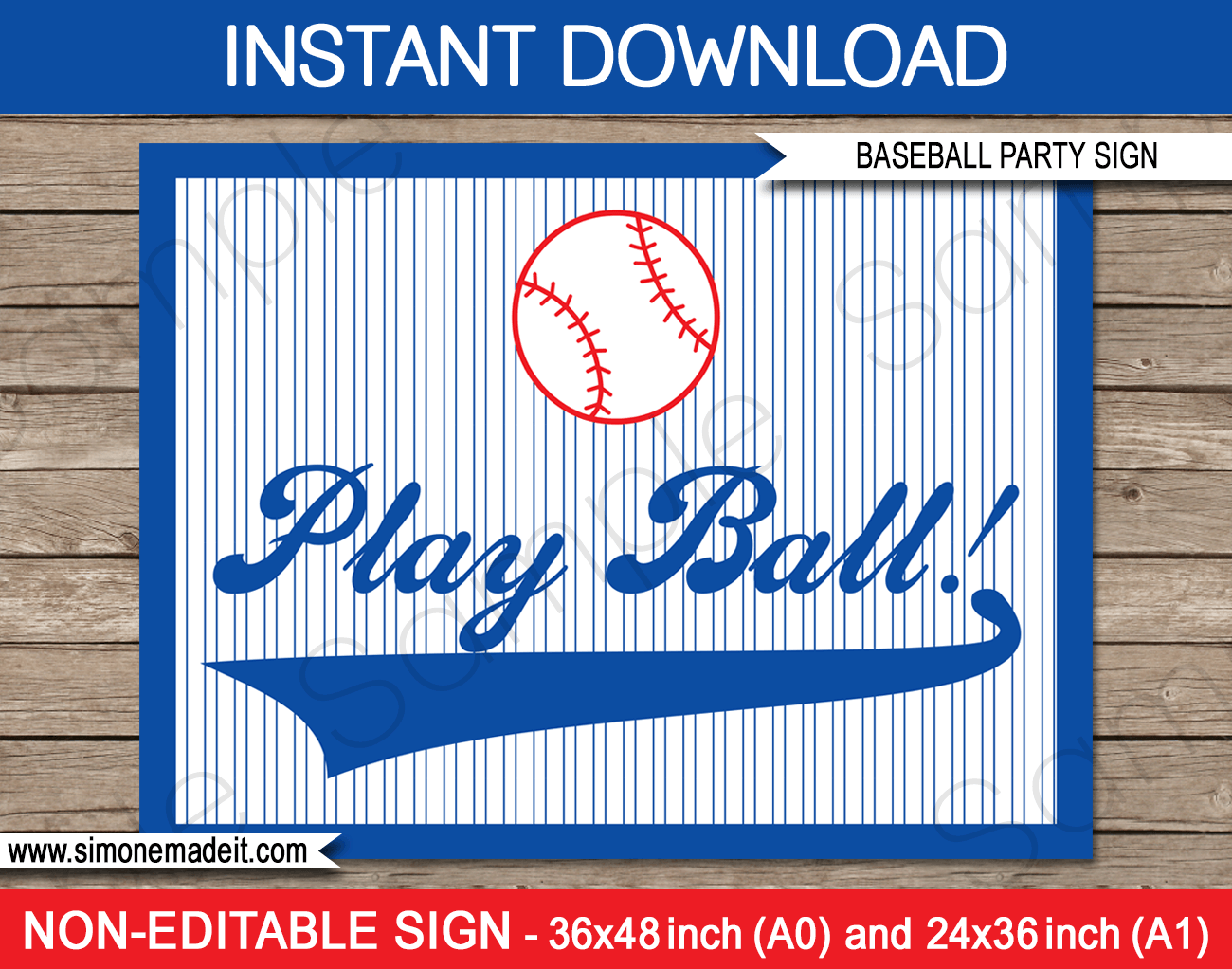 Baseball Ticket Invitation Template Free from www.simonemadeit.com