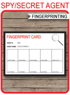 Spy Party Fingerprinting Card template