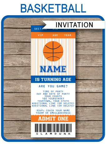 basketball invitations basketball invitations