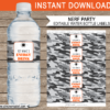 Water Bottle Labels