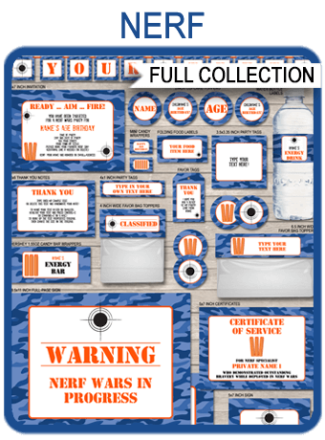 Printable Fortnite Supply Drop Party Tags Template| Thank You Favor Tags