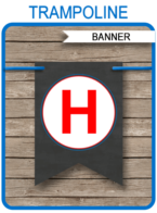 Chalkboard Party Banner template – boy