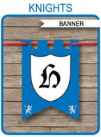 Knight Party Banner template