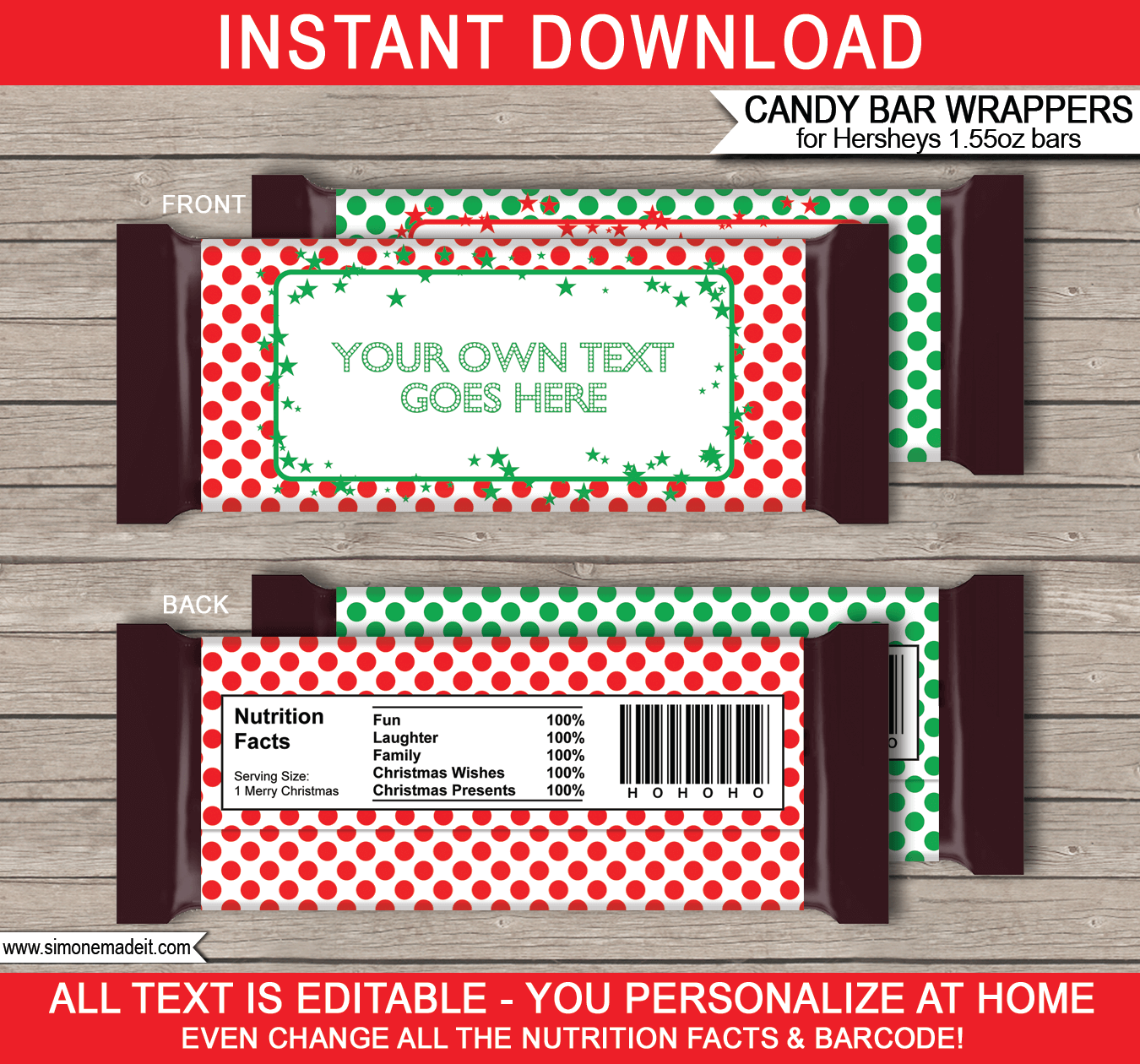Free Hershey Candy Bar Wrapper Template Word Bdaartists
