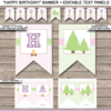 Glamping Pennant Banner