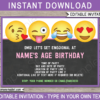 Emoji 5x7 Invitation Option