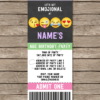 Emoji Ticket Invitation Option