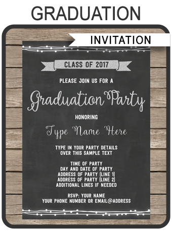 graduation party invitation printable high school graduation invite graduation party invitations