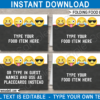 Emoji Food Labels