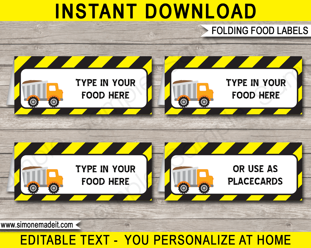 construction-party-food-labels-template-place-cards-dump-truck