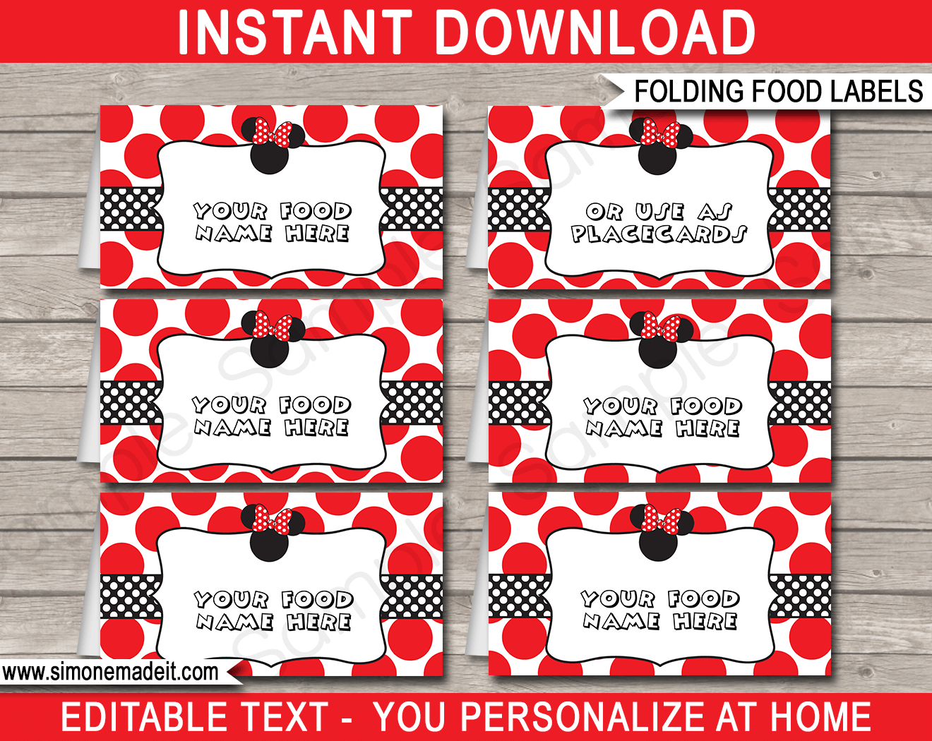 minnie-mouse-theme-food-labels-place-cards-printable-template