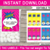 Superpower Pills - Tic Tac Labels