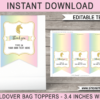 Foldover Favor Tags
