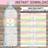 Water Bottle Labels