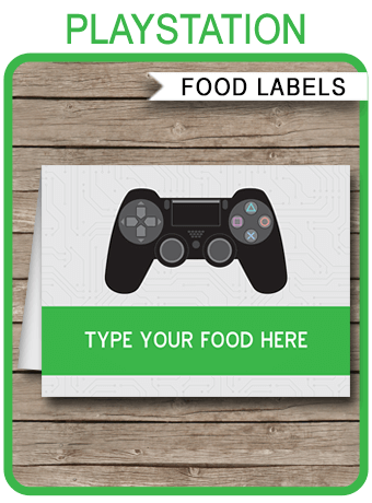 Retro Video Game Food Labels Video Game Party Video Game Birthday| Editable Text INSTANT Download Printable PDF