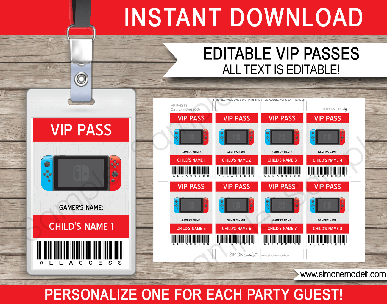 Free Printable Vip Pass Template from www.simonemadeit.com