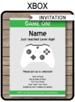 Xbox Party Invitations Template | Video Game Theme Birthday Party | Editable & Printable DIY Template | INSTANT DOWNLOAD $7.50 via simonemadeit.com