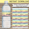 Festival Water Bottle Labels