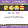 Emoji Thank You Note